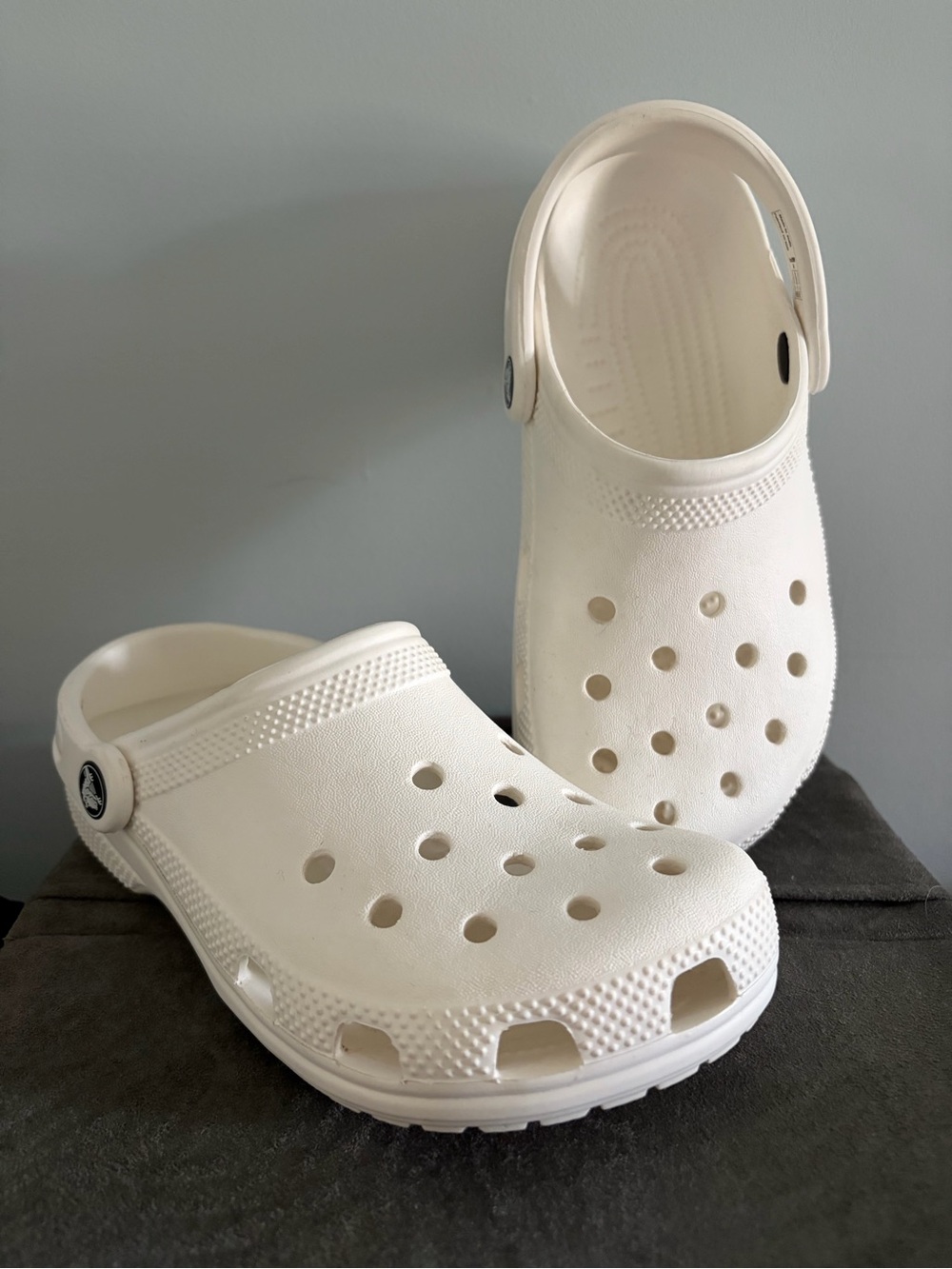 Kids white crocs